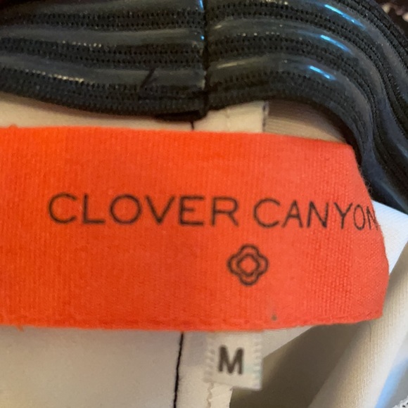 CLOVER CANYON Strapless Jewel A Line Scuba Dress - Picture 7 of 7